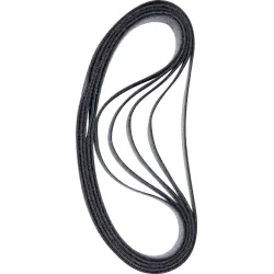 Banda de lija EXPERT N470 para lijadoras de banda de 40 x 760 mm, gruesa, 10 unidades