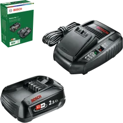 BATERÍA Y CARGADOR Starter KIT P4All 18 V: Set de iniciación de 18 V (2,5 Ah + AL 1830 CV)