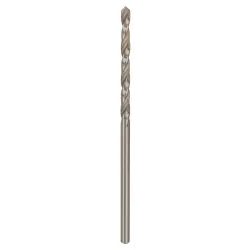 Broca helicoidal PRO Metal HSS-G, longitud estándar, 2,5 x 30 x 57 mm, 10 unidades