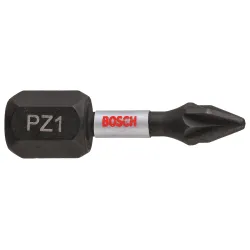 Broca PRO Pozidriv Impact, PZ1, 25 mm, 2 uds.