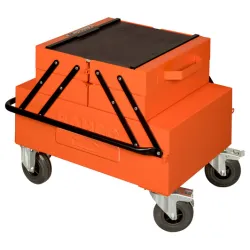 Caja Metálica Con Ruedas