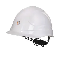 CASCO DE ELECTRICISTA BLANCO CON BARBOQUEJO