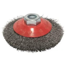 Cepillo cónico PRO Metal clean, 100 x 0,3 mm, rosca
