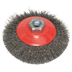 Cepillo cónico PRO Metal clean, 115 x 0,3 mm, rosca