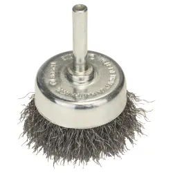 Cepillo de vaso PRO Metal clean, vástago de inserción recto, 50 x 0,2 mm
