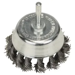 Cepillo de vaso PRO Metal heavy, vástago de inserción recto, 65 x 0,5 mm