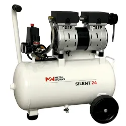 COMPRESOR SILENT 24 - SIN ACEITE 24L.