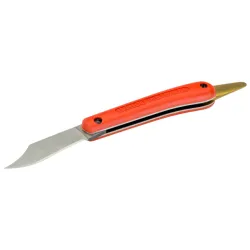 Cuchillo de injertar plegable con mango de plástico de 180 mm.