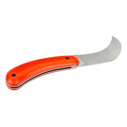 Cuchillo de podar plegable con mango de plástico de 190 mm.