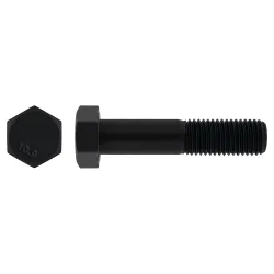 %DIN 931 10.9 NEGRO TORNILLO HEXAGONAL 30X260