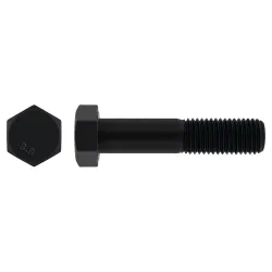 %DIN 931 8.8 NEGRO TORNILLO HEXAGONAL 22X380