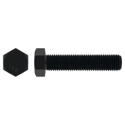%DIN 933 10.9 NEGRO TORNILLO HEXAGONAL 18X160