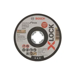 Disco de corte abrasivo PRO Stainless Steel and Metal, 115 x 1 x 22,23 mm, X-Lock, recto
