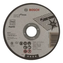 Disco de corte abrasivo PRO Stainless Steel and Metal, 125 x 1 x 22,23 mm, recto