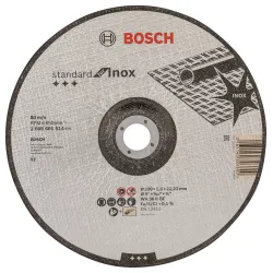 Disco de corte abrasivo PRO Stainless Steel and Metal, 230 x 1,9 x 22,23 mm, cóncavo