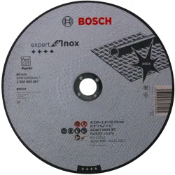 Disco de corte abrasivo PRO Stainless Steel and Metal, 230 x 1,9 x 22,23 mm, recto, oSa