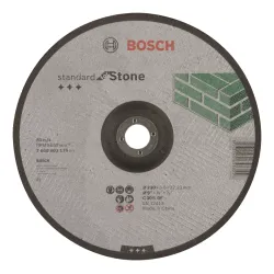 Disco de corte abrasivo PRO Stone, 230 x 3 x 22,23 mm, cóncavo