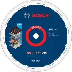 Disco de corte EXPERT Diamond Metal Wheel de gran tamaño de 355 x 25,4 mm
