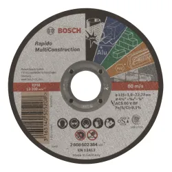 Disco de corte PRO Multi Material, 115 x 1 x 22,23 mm