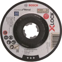 Disco de desbaste abrasivo PRO Metal, 115 x 6 x 22,23 mm, X-Lock