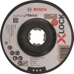 Disco de desbaste abrasivo PRO Metal, 125 x 6 x 22,23 mm, X-Lock