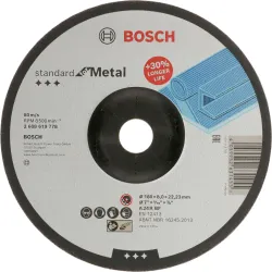 Disco de desbaste PRO Metal, 180 x 8 x 22,23 mm