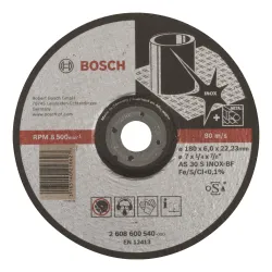 Disco de desbaste PRO Stainless Steel, 180 x 6 x 22,23 mm