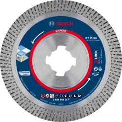 Disco de diamante X-LOCK EXPERT Hard Ceramic: 115 x 1,4 x 10mm