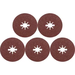 Disco de fibra EXPERT R781 Prisma Ceramic X-LOCK de 125 mm, 22,23 mm, G 60, 5 unidades