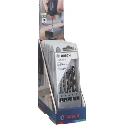 Display sets brocas para metal HSS PointTeQ con vástago de inserción hexagonal 5 uds: 2,0; 3,0; 4,0; 5,0; 6,0
