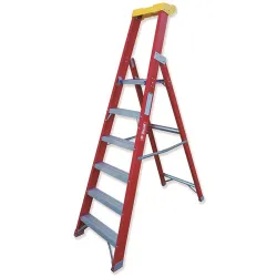 Escalera fibra 6 peldaños