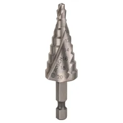 Escalonada HSS hexagonal: 4-20x70,5mm; 9 niveles