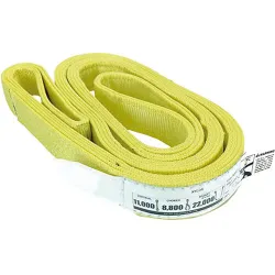 Eslinga plana abierta con gazas 4 capas