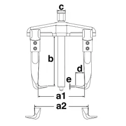 EXTRACTOR 2 GARRAS 130-180MM SP1810