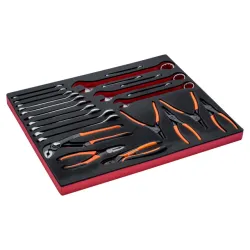 Foam 24 Llaves Comb Y Alicates