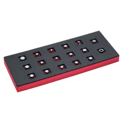 Foam  Htas. De Golpeo, 17 Pzs