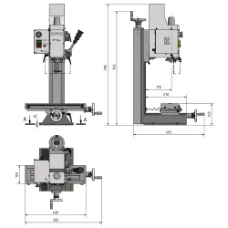 FRESADORA BF16 VARIO 230V