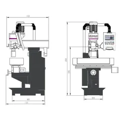 FRESADORA OPTI MUM MT 50, 400 V