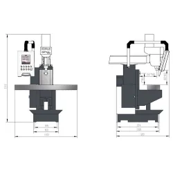 FRESADORA OPTI MUM MT 60, 400 V