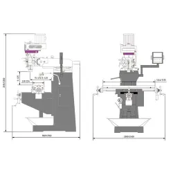 FRESADORA OPTIMILL MF4-B