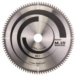 Hoja de sierra circular PRO Multi Material, 254 x 3,2 x 30 mm, T96