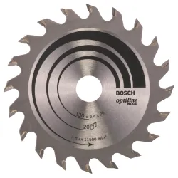 Hoja de sierra circular PRO Wood, 130 x 2,4 x 20 mm, T20