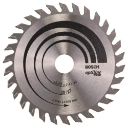 Hoja de sierra circular PRO Wood, 130 x 2,4 x 20 mm, T30