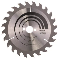 Hoja de sierra circular PRO Wood, 160 x 1,8 x 20 mm, T24