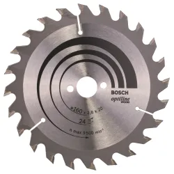 Hoja de sierra circular PRO Wood, 160 x 2,6 x 20 mm, T24