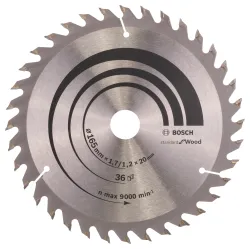 Hoja de sierra circular PRO Wood, 165 x 1,7 x 20 mm, T36