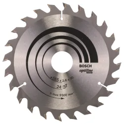 Hoja de sierra circular PRO Wood, 165 x 2,6 x 30 mm, T24