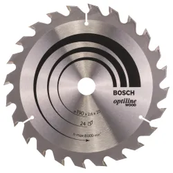 Hoja de sierra circular PRO Wood, 190 x 2,6 x 20 mm, T24