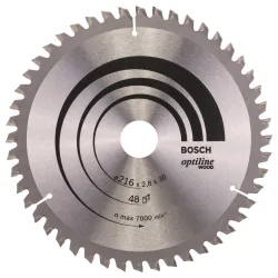 Hoja de sierra circular PRO Wood, 216 x 2,8 x 30 mm, T48