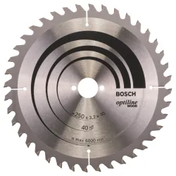 Hoja de sierra circular PRO Wood, 250 x 3,2 x 30 mm, T40